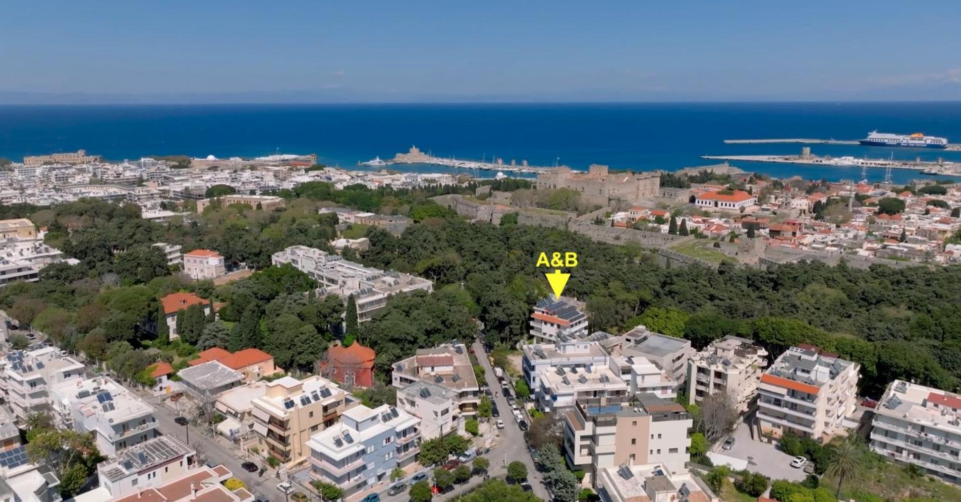 A&B Rhodes City Apartments Exteriér fotografie